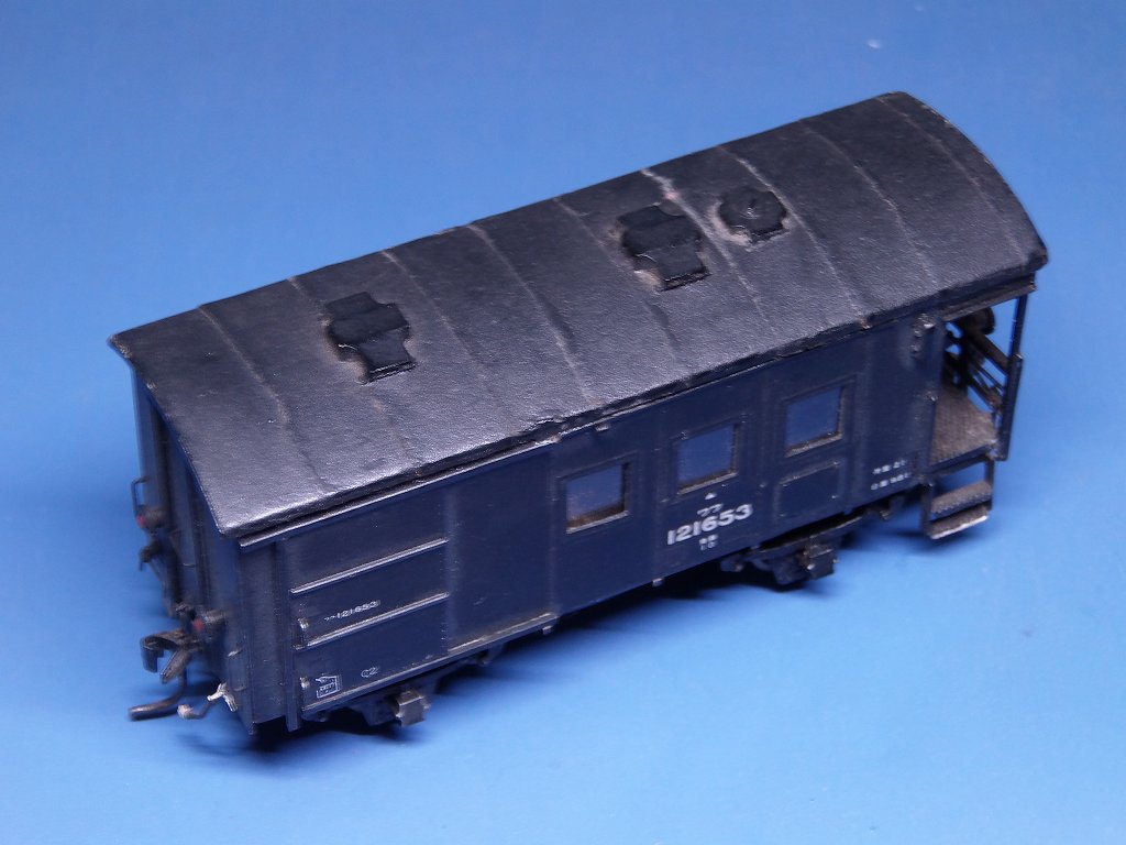16番 国鉄 ヨ5000形 車掌車 (初期タイプA) 塗装済完成品